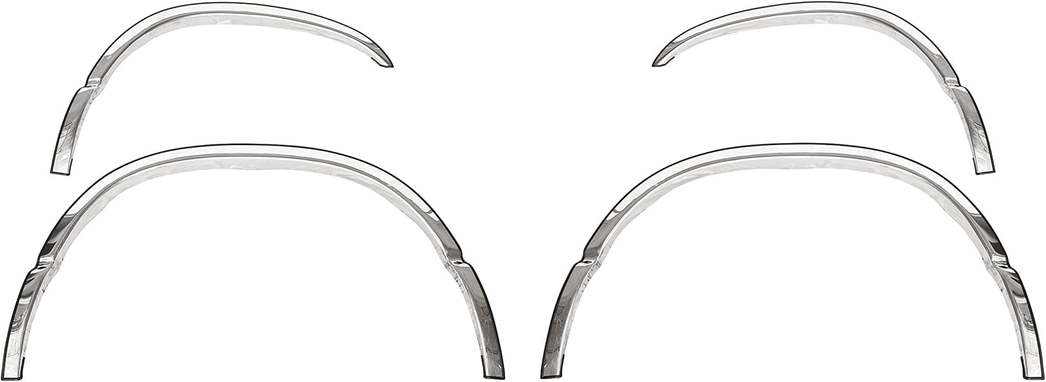 ICI CHE025 Stainless Steel Fender Trim Fits 1973-1991 Squarebody Chevrolet/GMC Full Size Truck and SUV – Full Fit Style Trim