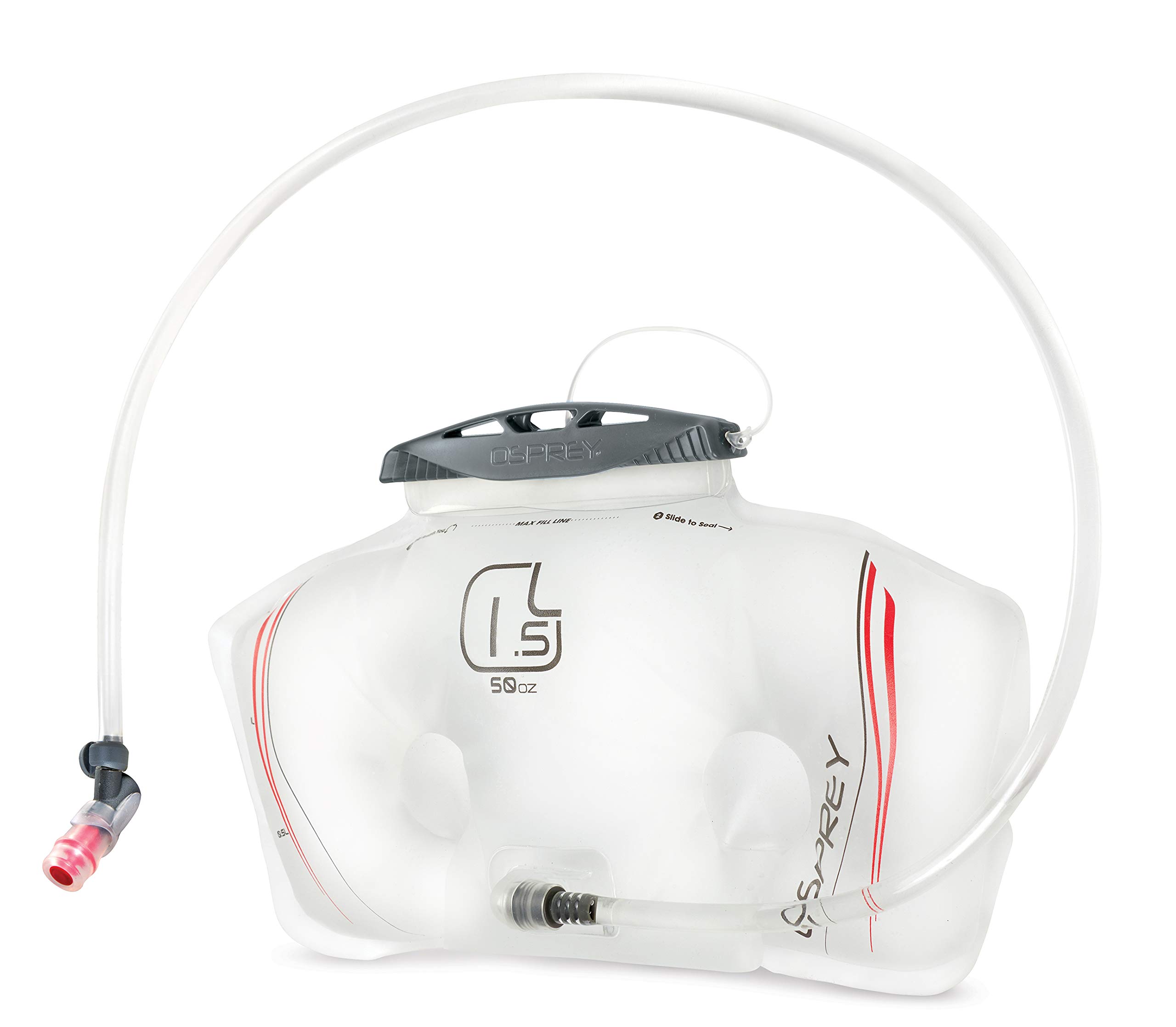 Osprey Hydraulics LT Réservoir 1.5L | Sans BPA | Valve Magnétique | Poignée Ergonomique | Pour Randonnée