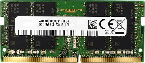 Original de fábrica de 32 GB (1 x 32 GB) compatible con HP EliteBook, EliteOne, ENVY x360, Zbook, OMEN portátil módulo de memoria RAM DDR4 3200MHz