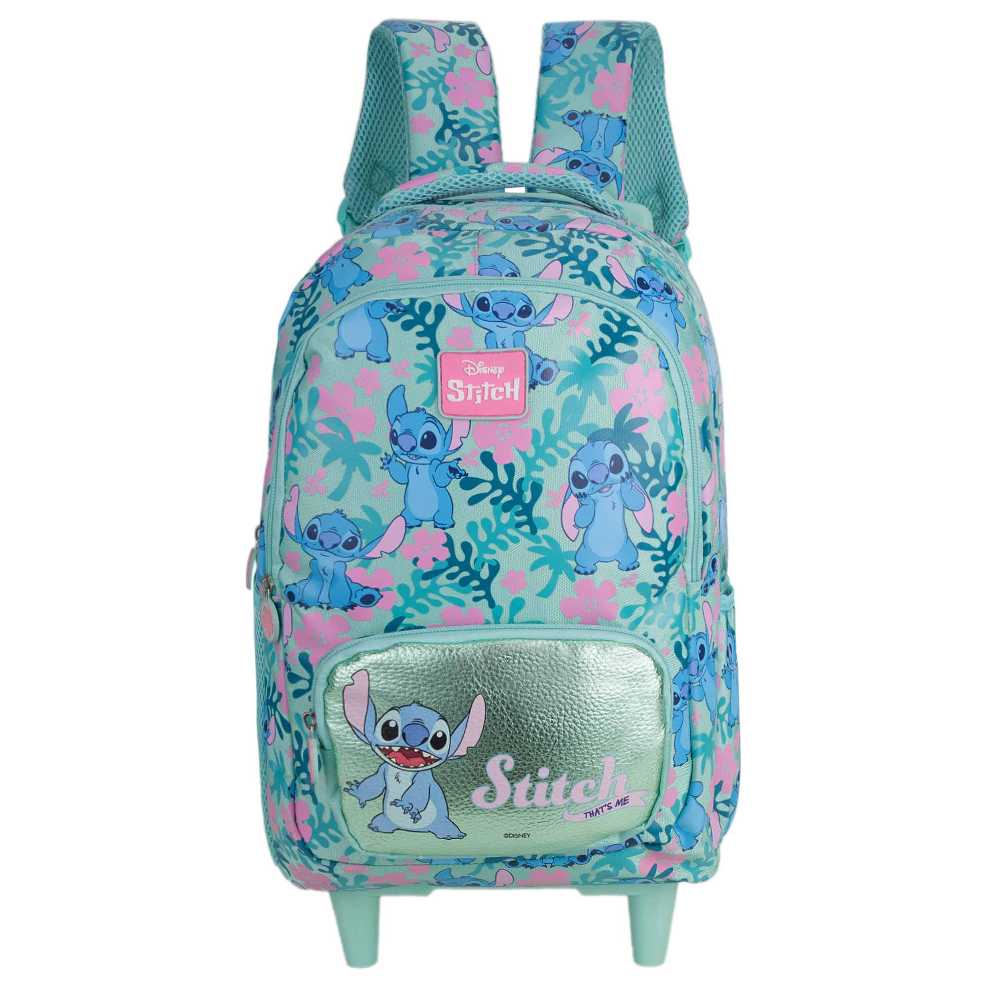 Stitch 16 Inch Trolley Backpack Multi-Compartment School Bag-image-32