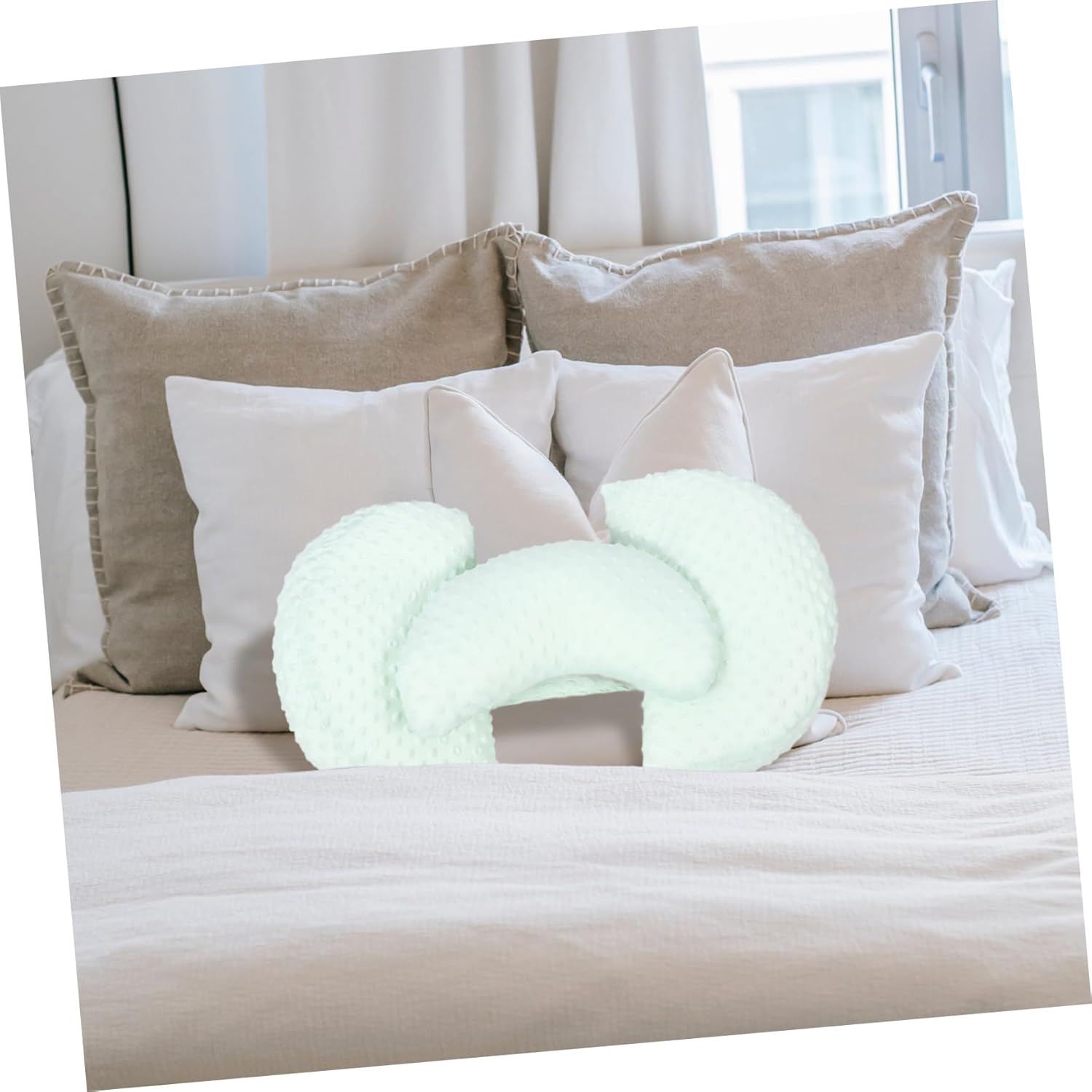 PRETYZOOM Multi-Functional Cooling Pregnancy Pillow for Side Sleeping Maternity Back Support Cushion Soft and Breathable for Pregnant Women for Belly and Back Support