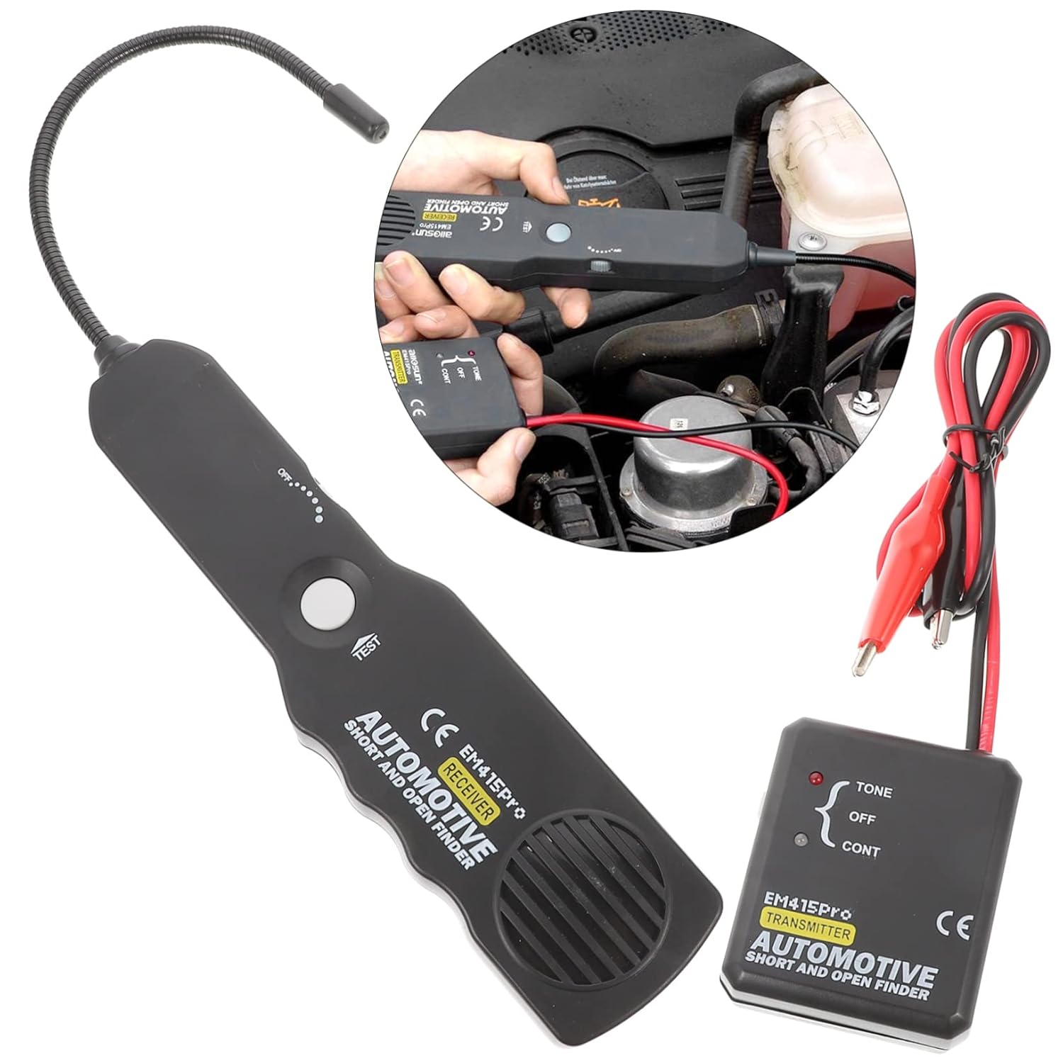 ABOOFAN 1 Set Car Circuit Wire Tester Professional Short Open with Flexible Probes Durable Construction for Easy Wire Tracing and Identification for Automotive Repair and Maintenance