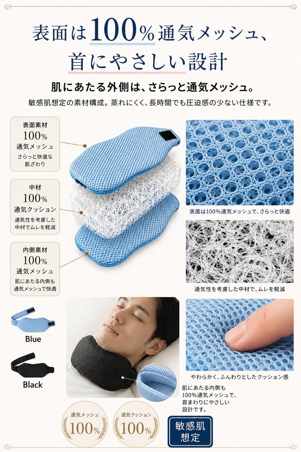 Amazon.co.jp: いびき防止グッズ 顎固定 いびき軽減 いびき対策 ネック