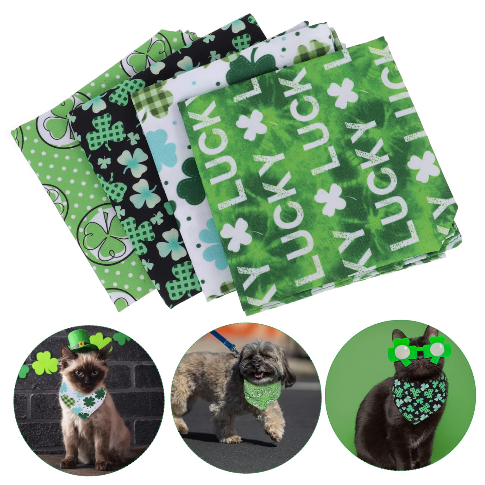Sosoport 12piezas Bandanas Adorables para Mascotas Pañuelos para Perros y Gatos Accesorios Creativos para Fiestas y Celebraciones Diseño Original Cómodos y Lavables