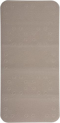 Miniatura 2 de Duck Brand Clorox - Tapete de baño de espuma acolchada para bañeras, antideslizante con ventosas, 17 x 36 pulgadas, color gris pardo