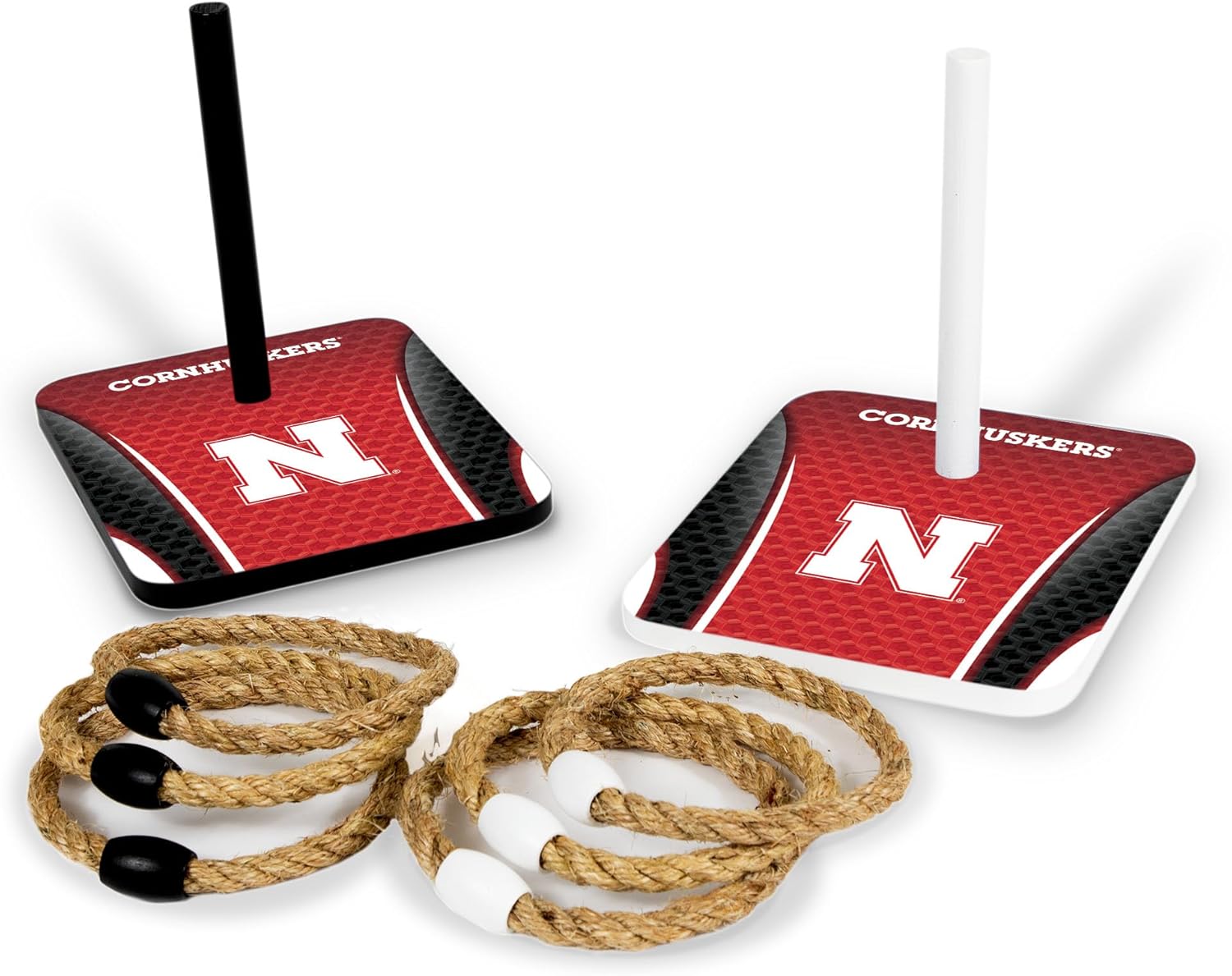 Wild Sports College Quoits Set with Direct Print HD Team Graphics – Tailgate Ring Toss Game – Great Gift for Any NCAA Fan! Ring Toss Family Outdoor Games for The Beach, BBQ, or Tailgate Party