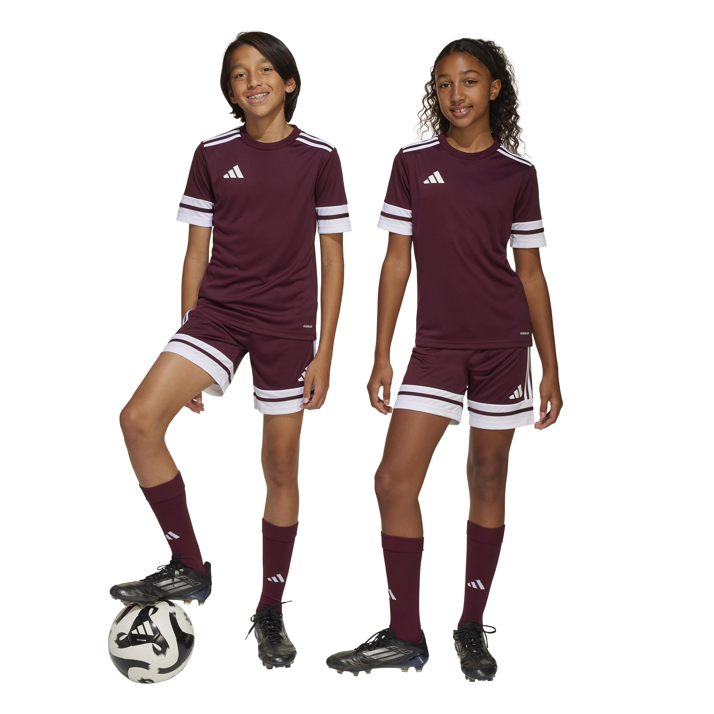 Adidas Squadra 25 - Pantalones cortos de fútbol para niños