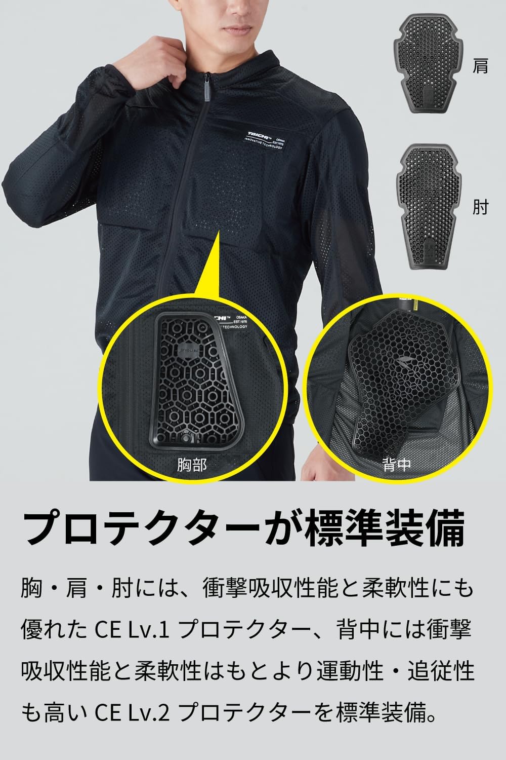 RSタイチ] 2025モデル バイク用 インナープロテクター フル