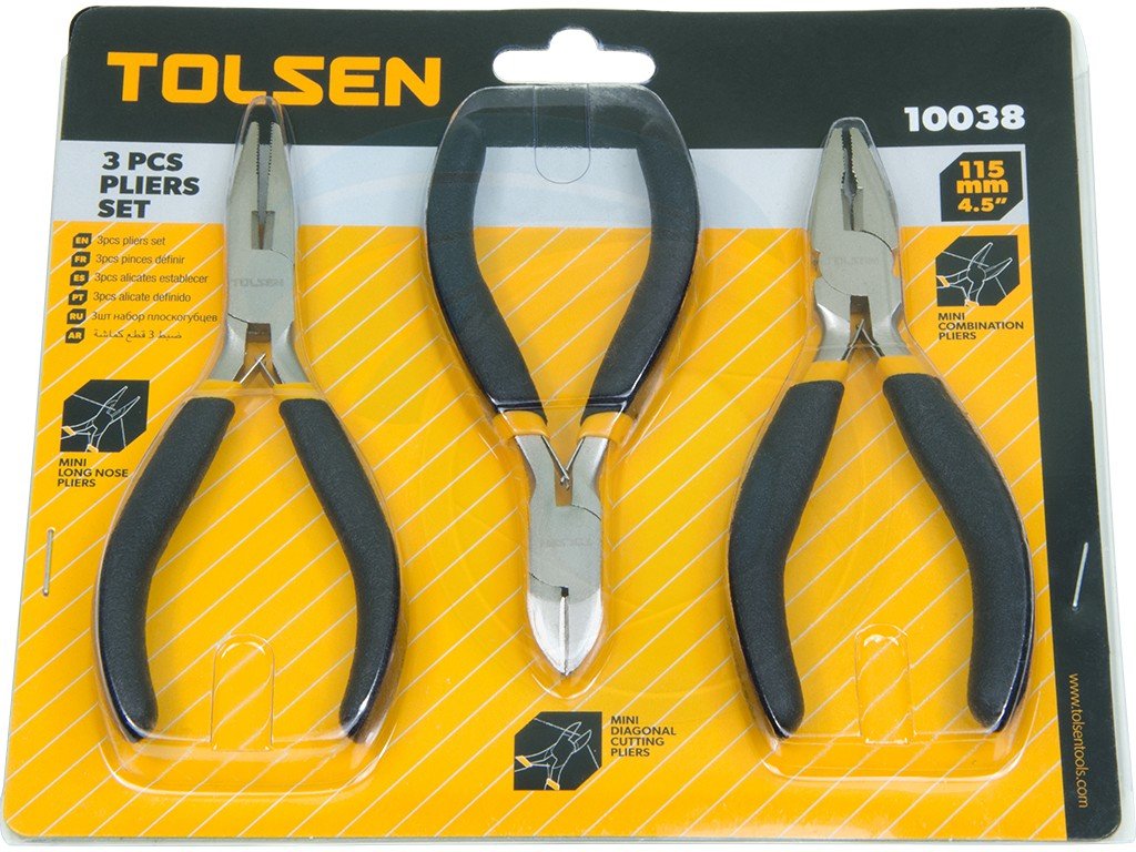 Tolsen Plier Set, 10038, 3PCS