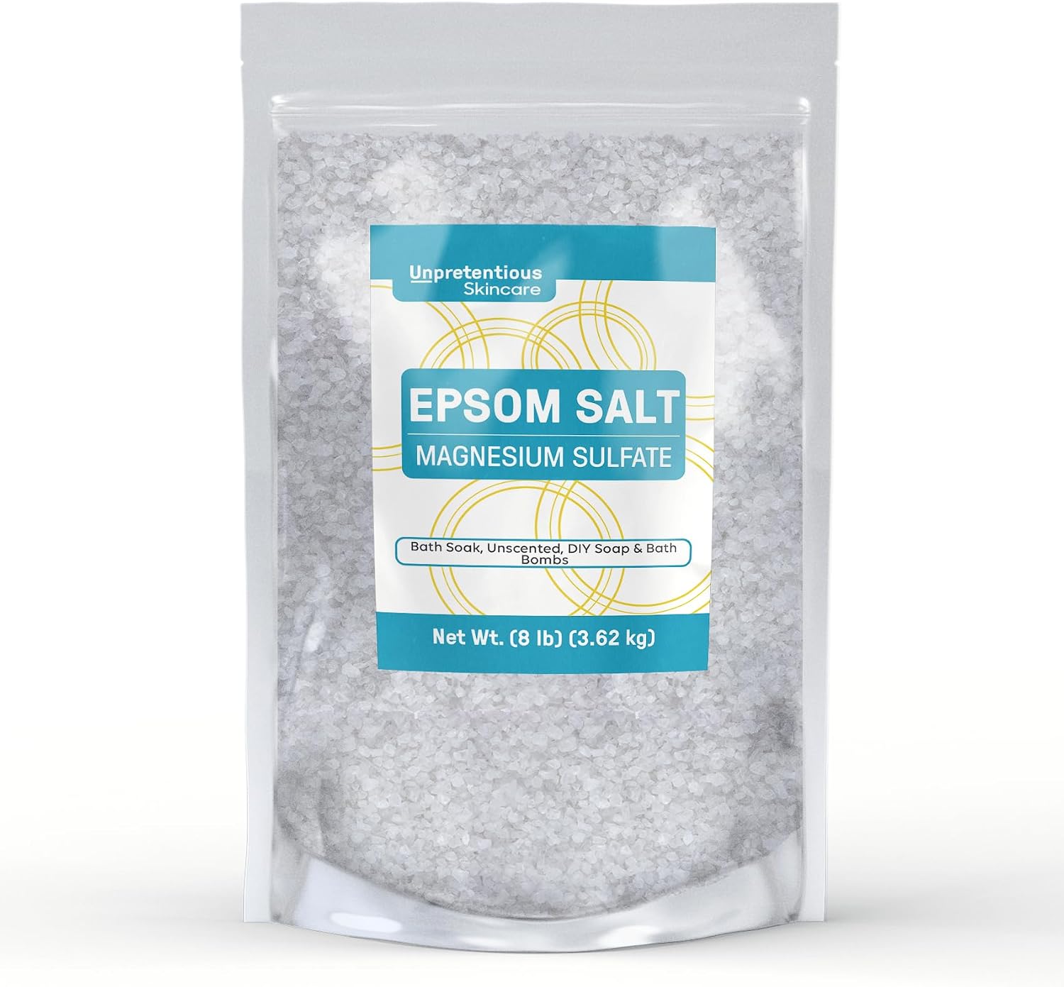 Unpretentious Epsom Salt, 8 lb, Soaking Solution, Unscented