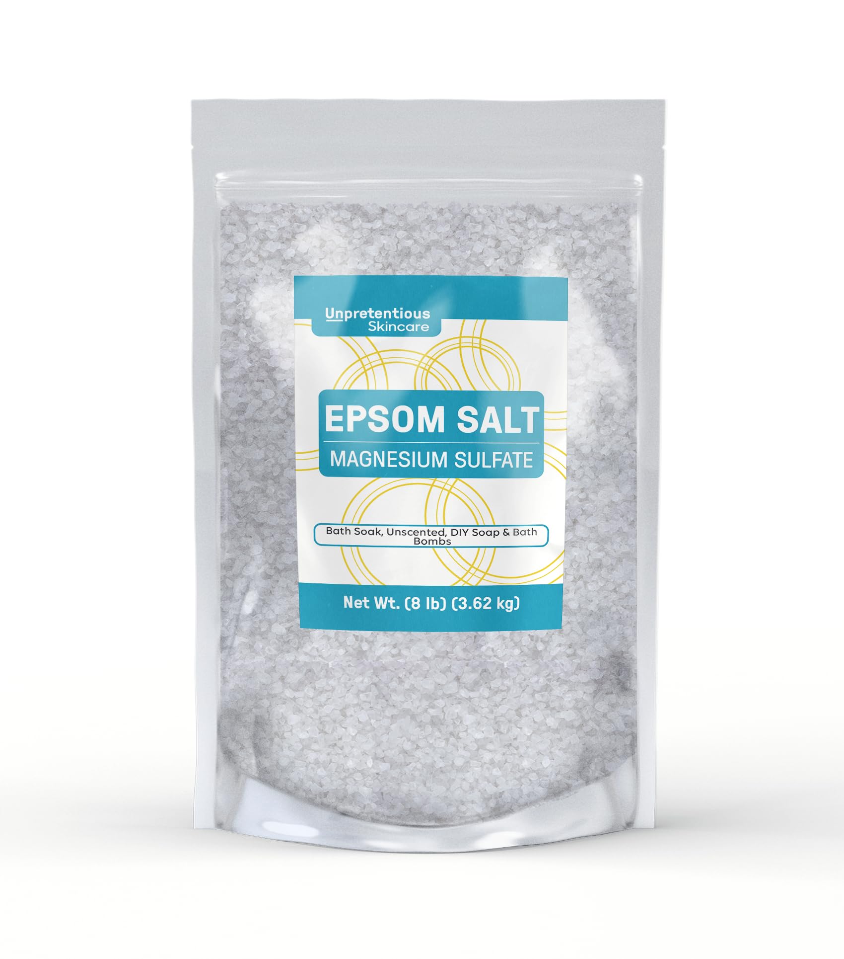 Unpretentious Epsom Salt, 8 lb, Soaking Solution, Unscented