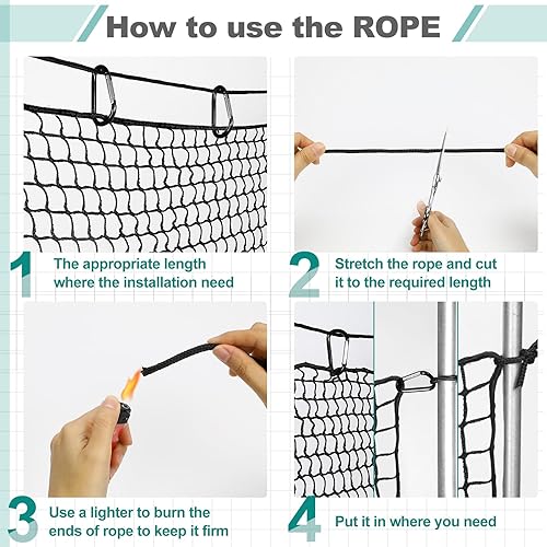 Miniatura 7 de Red de golf para conducción en el patio trasero al aire libre e interior, red deportiva de 10 x 10 pies15 pies20 pies20 pies25 pies15 pies x 15