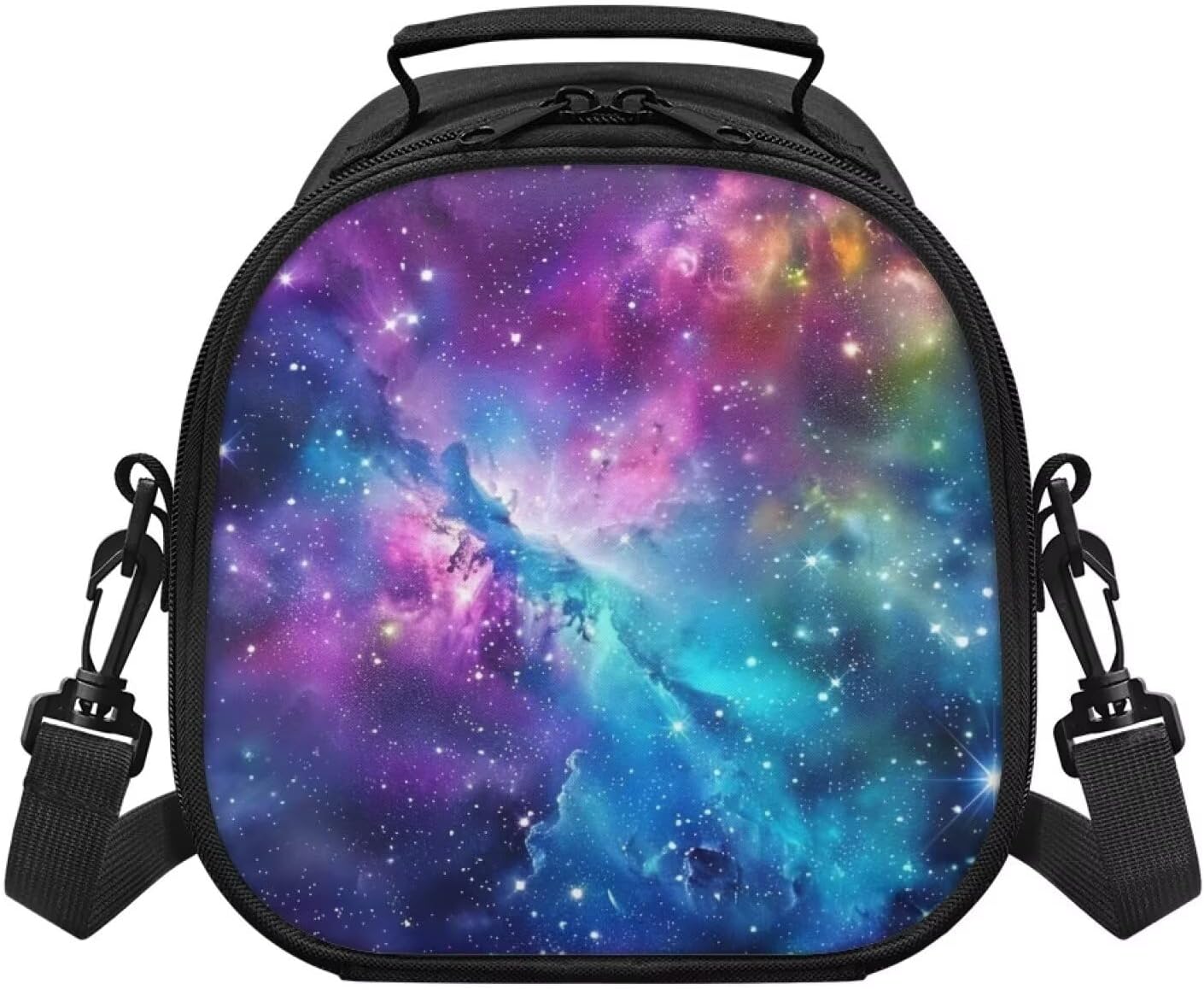 Upetstory Cherry Blossom Axolotl Lunch Bag for Girls 4-5 6-8 8-10 Kids Insulated Lunch Bags Reusable Lunch Boxes Shoulder Tote Handbag Food Storage Pouch Outdoor Gym Picnic Travel