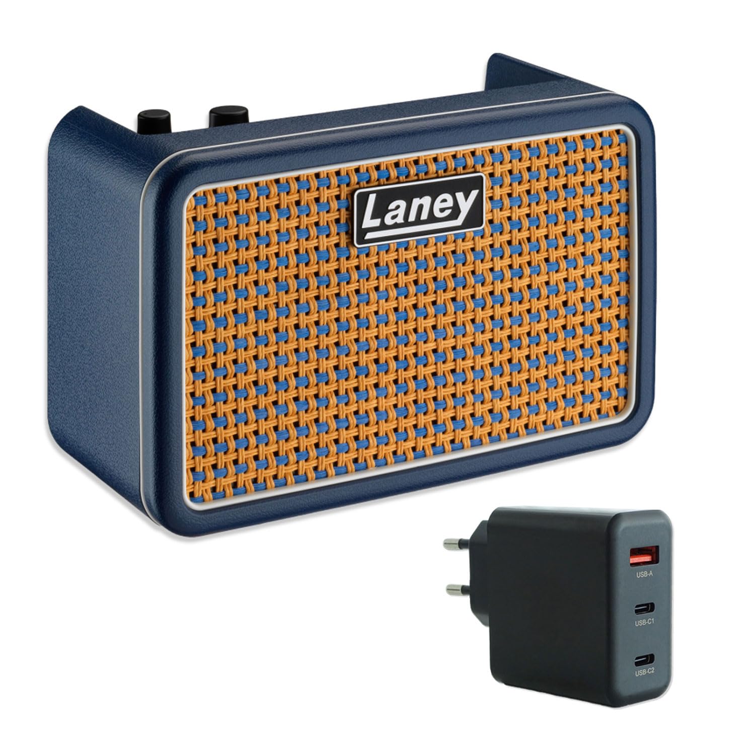 Laney Prism Mini Modeling Gitarrenverstärker Blau mit Netzteil