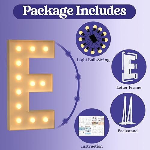 Miniatura 158 de Números iluminados grandes de 4 pies, números de marquesina 2 para decoraciones de cumpleaños de 21 para niños y niñas, números gigantes iluminados