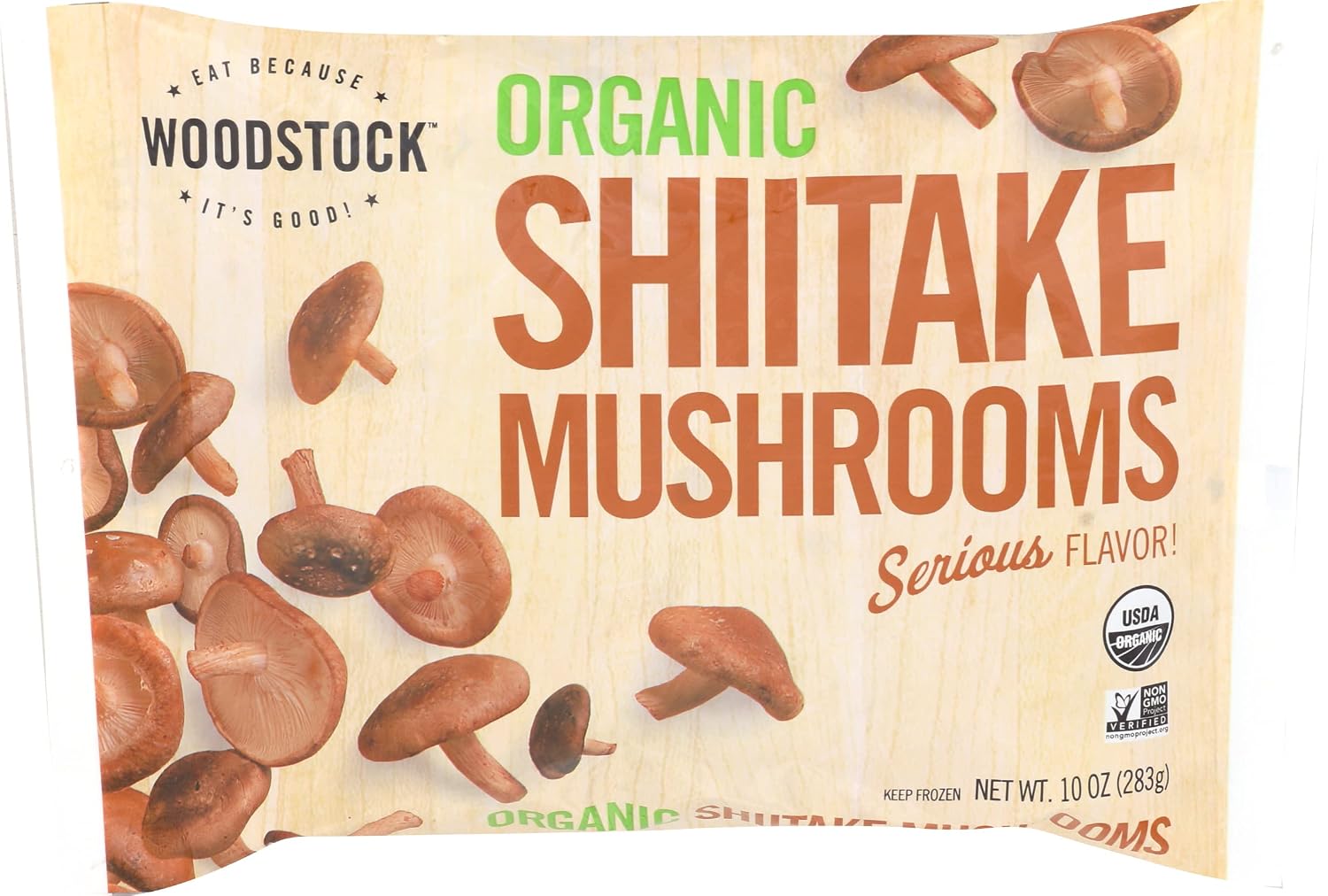 Woodstock Frozen Mushroom Shitake Organic, 10 oz (cn)