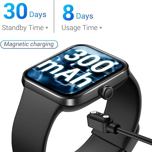 Miniatura 6 de Wohingo Reloj inteligente para mujer  Reloj de fitness de 1.69 pulgadas con pantalla táctil impermeable de 5 ATM de color HD, monitor de sueño de