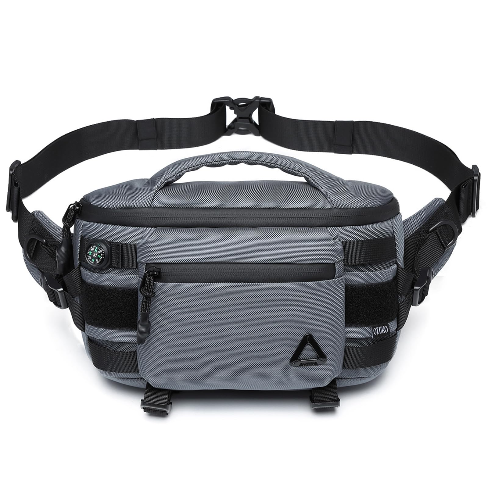Tackle Bag Pacchetto di Pesca a Mosca Portatile Borsa a Tracolla Resistente all'Acqua Utility Hiking Fanny Pack Tactical Fanny Pack per Avventure all'aperto,D