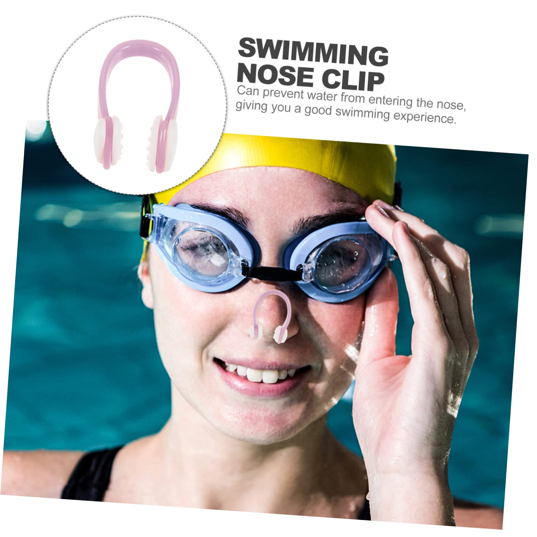 FOMIYES 3pcs Swimming Goggles Kids Nose Clip Diving Nonskid Protector Comfortable Fit for Children