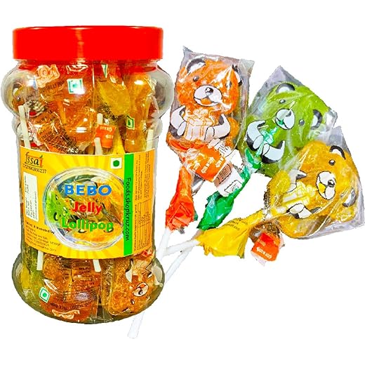 Bebo Jelly Lollipops Luxury Pack Of 25, 400g