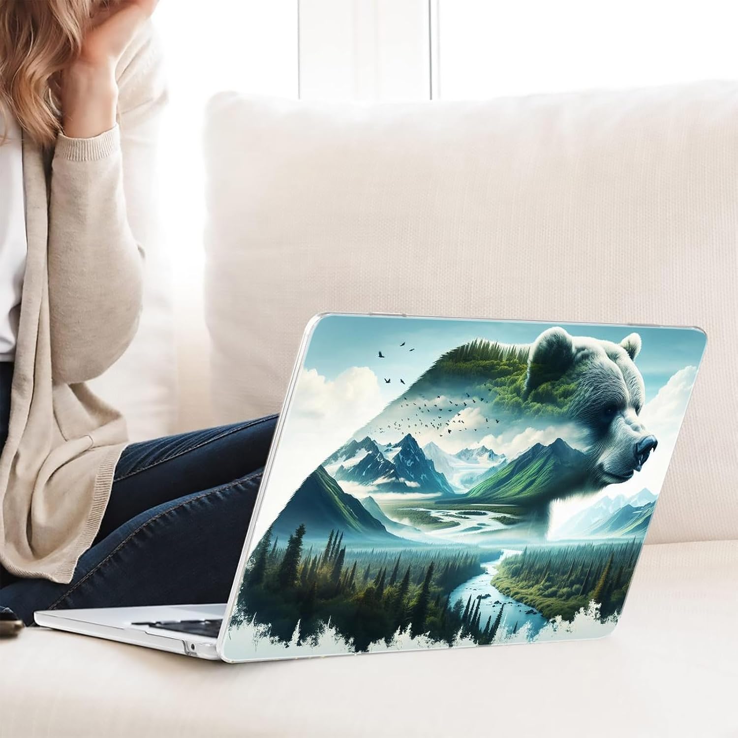 Compatible with MacBook Neo 13-inch, Hard Shell Case with Keyboard Cover and Screen Protector (A3404 A18 Pro chip, 2026 Release) - Grizzly MC22432