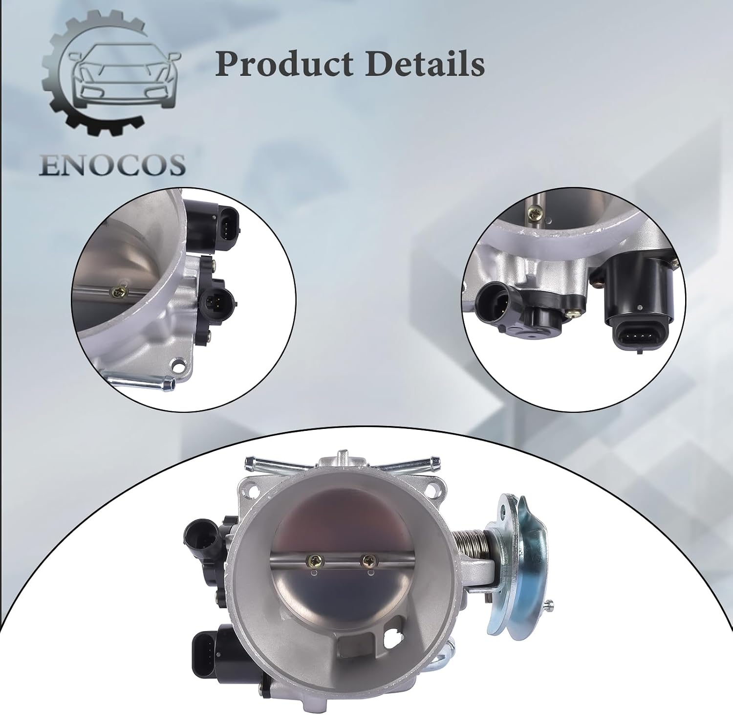 88984260 Electric Throttle Body Assembly Compatible with 2000 2001 2002 C'-adillac Escalade Chevy Avalanche Suburban Silverado Tahoe GMC Sierra 1500 Yukon, Replace# 17113665