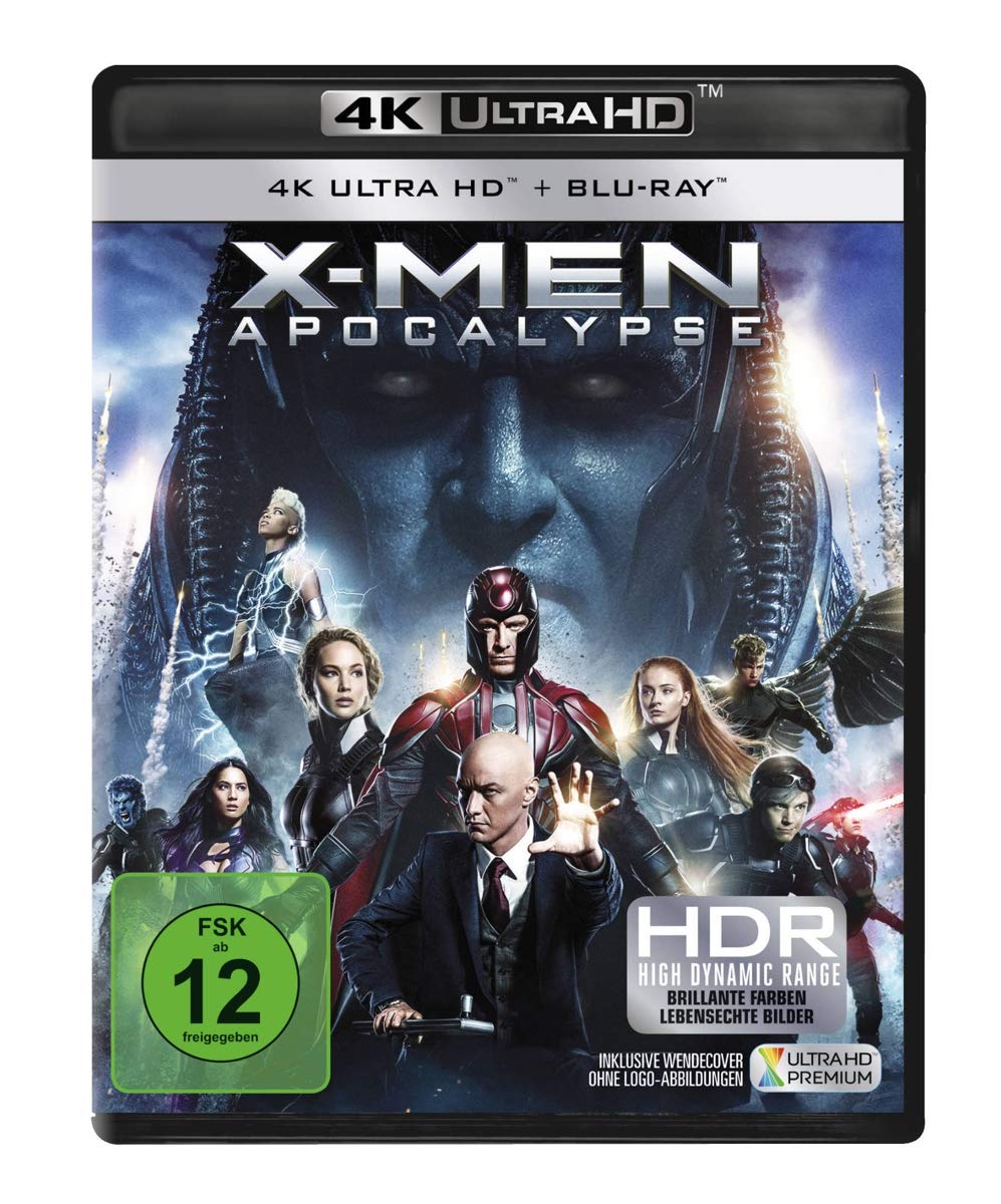 X-Men Apocalypse 4K Ultra-HD para noches de cine en casa con amigos y palomitas
