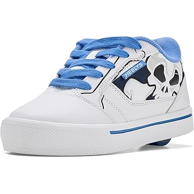 Heelys Pro 25 Prints (Little Kid/Big Kid/Adult) white/blue/gum