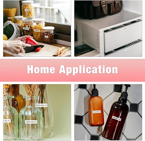 Miniatura 6 de Paquete de 5 cintas de etiquetas M-K231 compatibles con Brother Label Maker, 0.472 in, 0.47, M231, MK-231 M, repuesto para repuesto de Brother