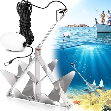 Fish Fighter Boat Anchor - 32 LB | Breakaway River Boat Anchor