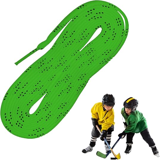 Lacets Cirés Noirs Pour Patins Hockey – Polyester/coton, 243 Cm, Plats Et Résistants Au Froid