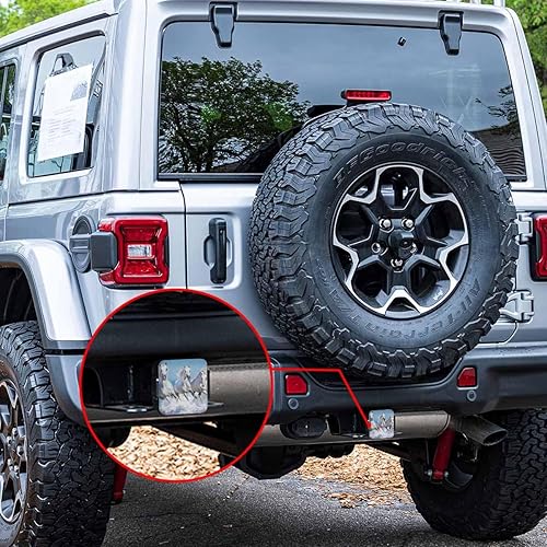 Vista 182 de Funda cuadrada segura para enganche de remolque de 2 pulgadas, Jesus is the Foundation of My Life Faith - Cubierta de enganche trasero para Bible