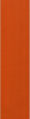 Miniatura 3 de Berwick Offray 950647 - Cinta de satén de una cara de 1.5 pulgadas de ancho, naranja torrido, 4 yardas (paquete de 2)