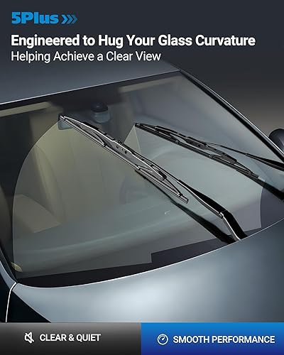 Miniatura 5 de Repuestos de limpiaparabrisas de 26 pulgadas (paquete de 4), repuestos de limpiaparabrisas de repuesto para automóvil, tamaño ajustable de 26