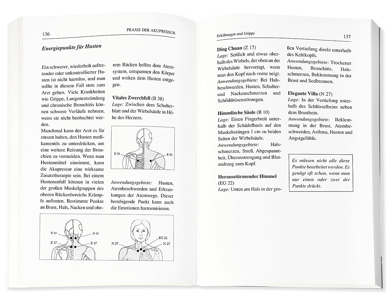 Heilende Punkte: Akupressur zur Selbstbehandlung von Krankheiten