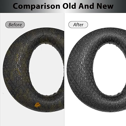 Miniatura 4 de Adhiper Almohadillas de repuesto para auriculares inalámbricos Sony Playstation 5 Pulse 3D, almohadillas para los oídos PS5 con tela de malla suave,