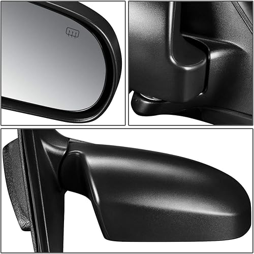 Miniatura 3 de DNA Motoring OEM-MR-FO1321252 Estilo de fábrica Powered+Heated Espejo de la puerta lateral derecha
