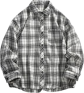 [Yammkia] シャツ メンズ 秋服 ストライプシャツ 形態安定 オーバーサイズ ジャケット アメカジ ロングスリーブ アウター shirt さらさら速乾 ストリート系 ウエスタン 秋服