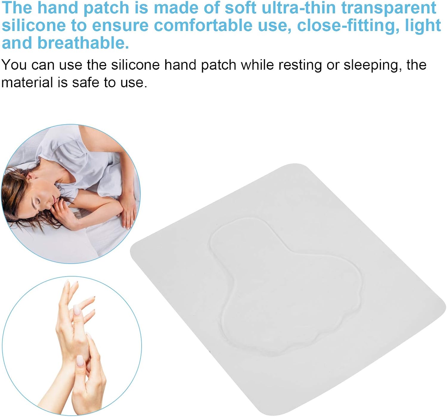 Silicone Anti‑Wrinkle Hand Pads, Reusable Anti‑Aging Hand Body Firming Patches for Smoothing Wrinkles Skin Lift Care Tool - Image 3