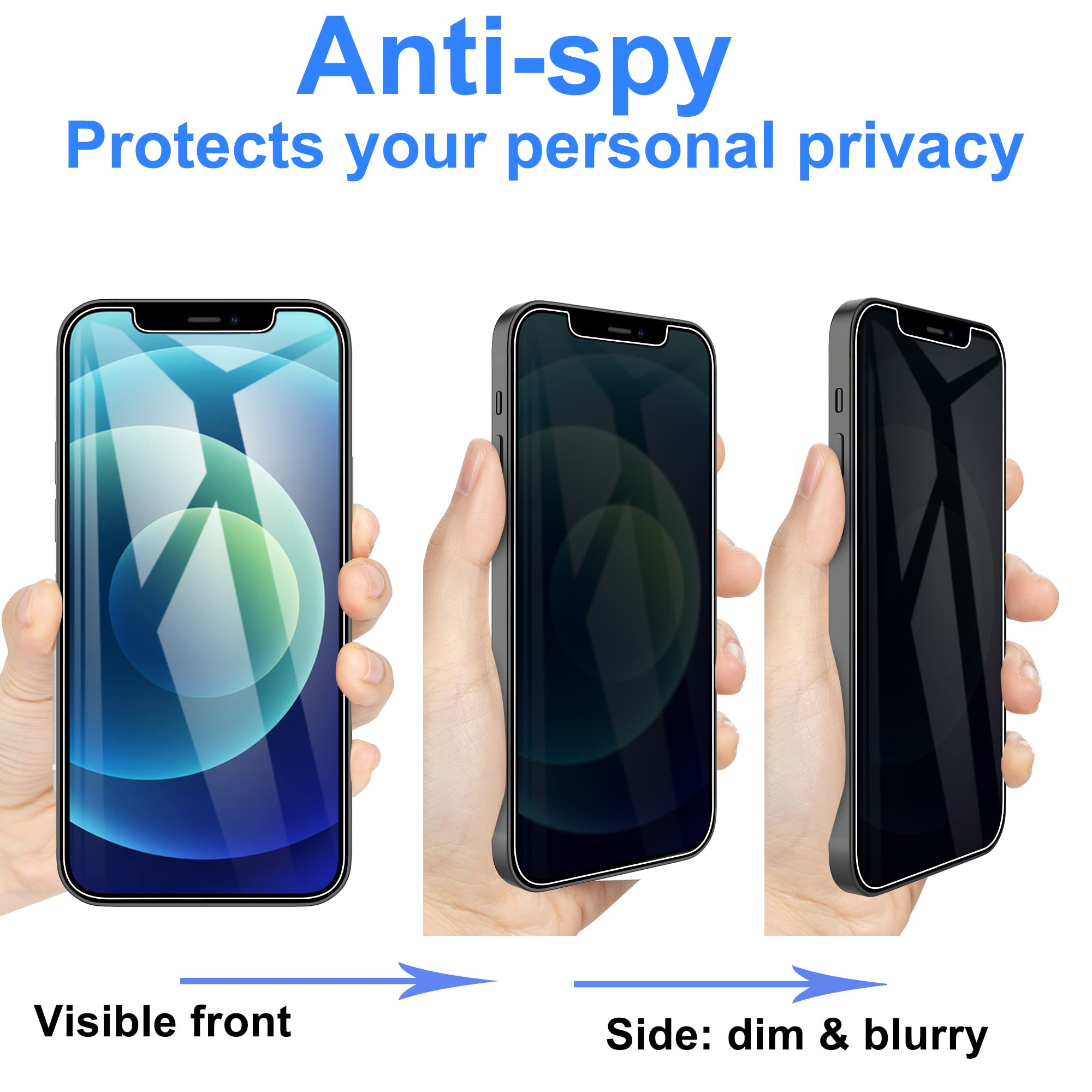 4youquality Pellicola Protettiva Per La Privacy Per IPhone 15 (6,1