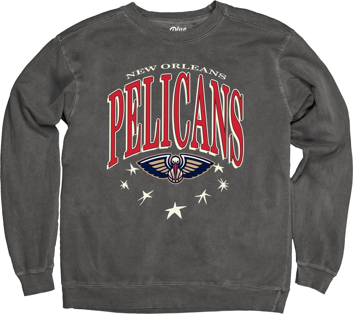 Blue 84 NBA 公式ライセンスクルーネックスウェットシャツ リングスパンブラックスター