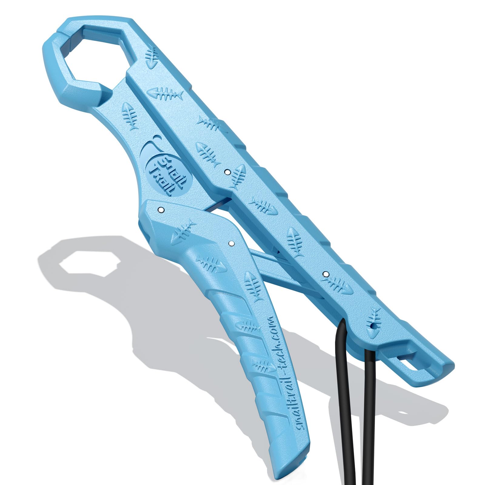 SNAIL TRAIL 7.5''/9'' Floating Fish Gripper, Fishing Grabber, Catfish Mouth Pliers, Caught Bass Holder, Digital Scale Hook Clamp, Saltwater Lip Grip