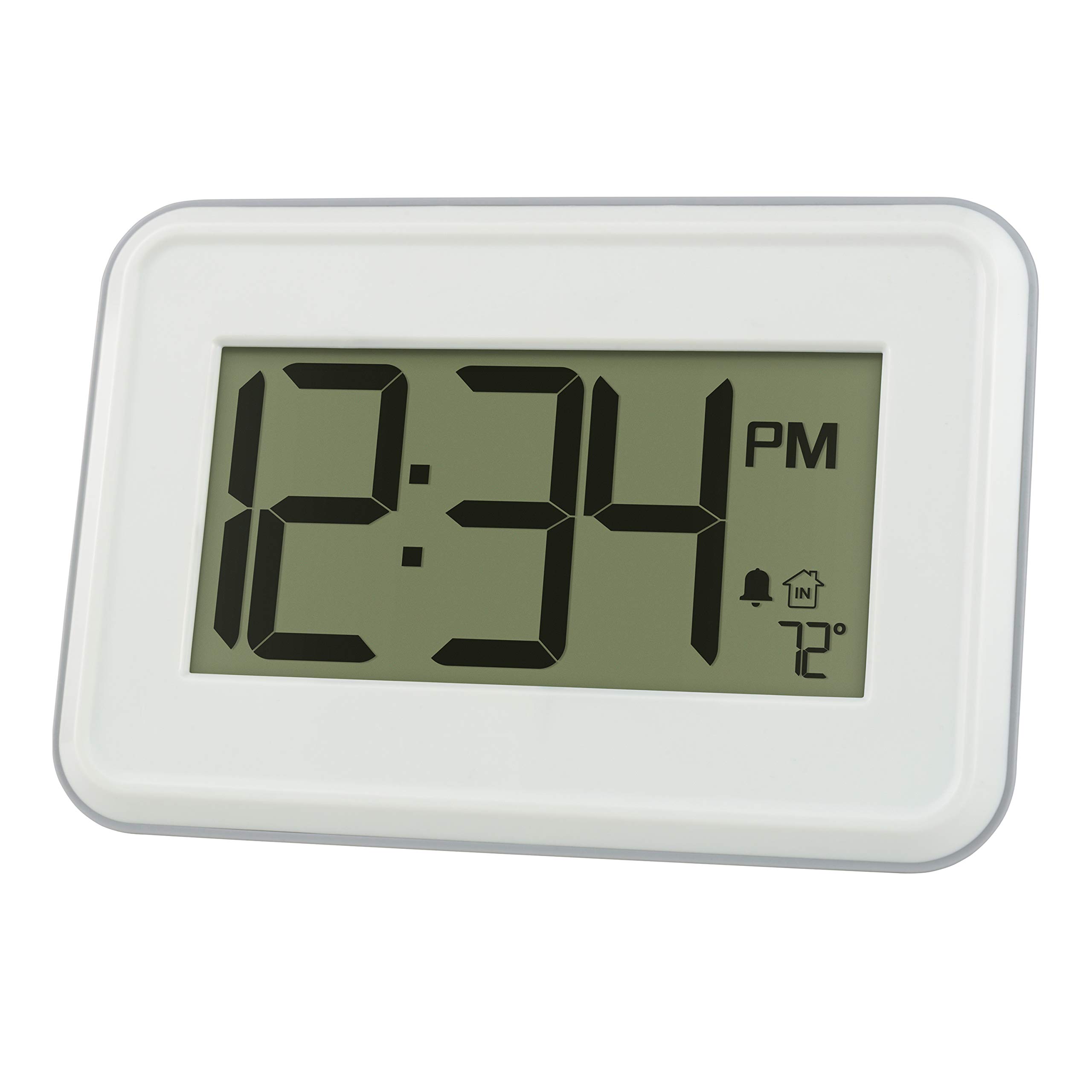 Amazon.com: La Crosse Technology 513-113W Digital White Wall Clock