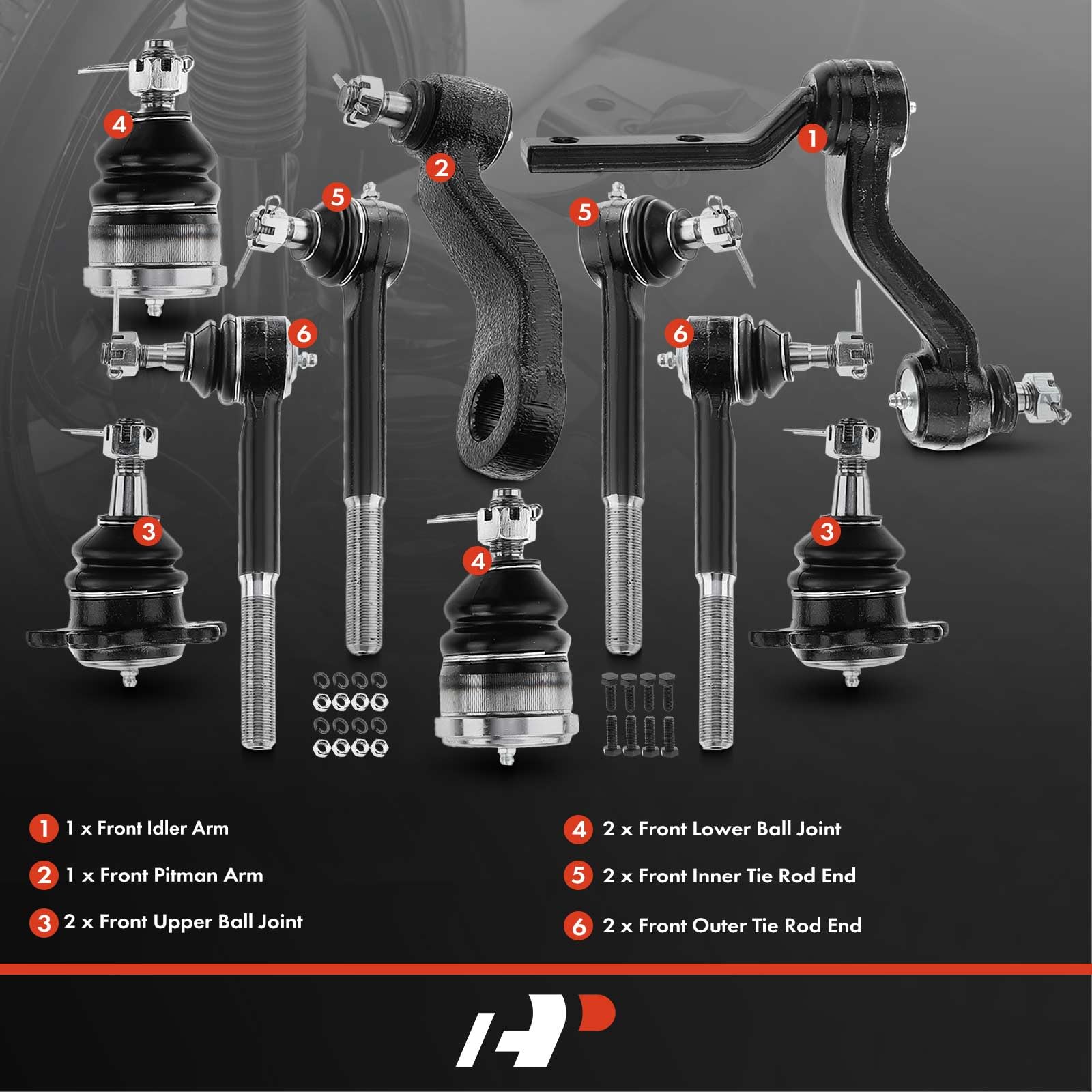 2-Piece Front Suspension Coil Spring Set For Chevy S10, Blazer & GMC Sonoma, Jimmy | Replaces 14065821