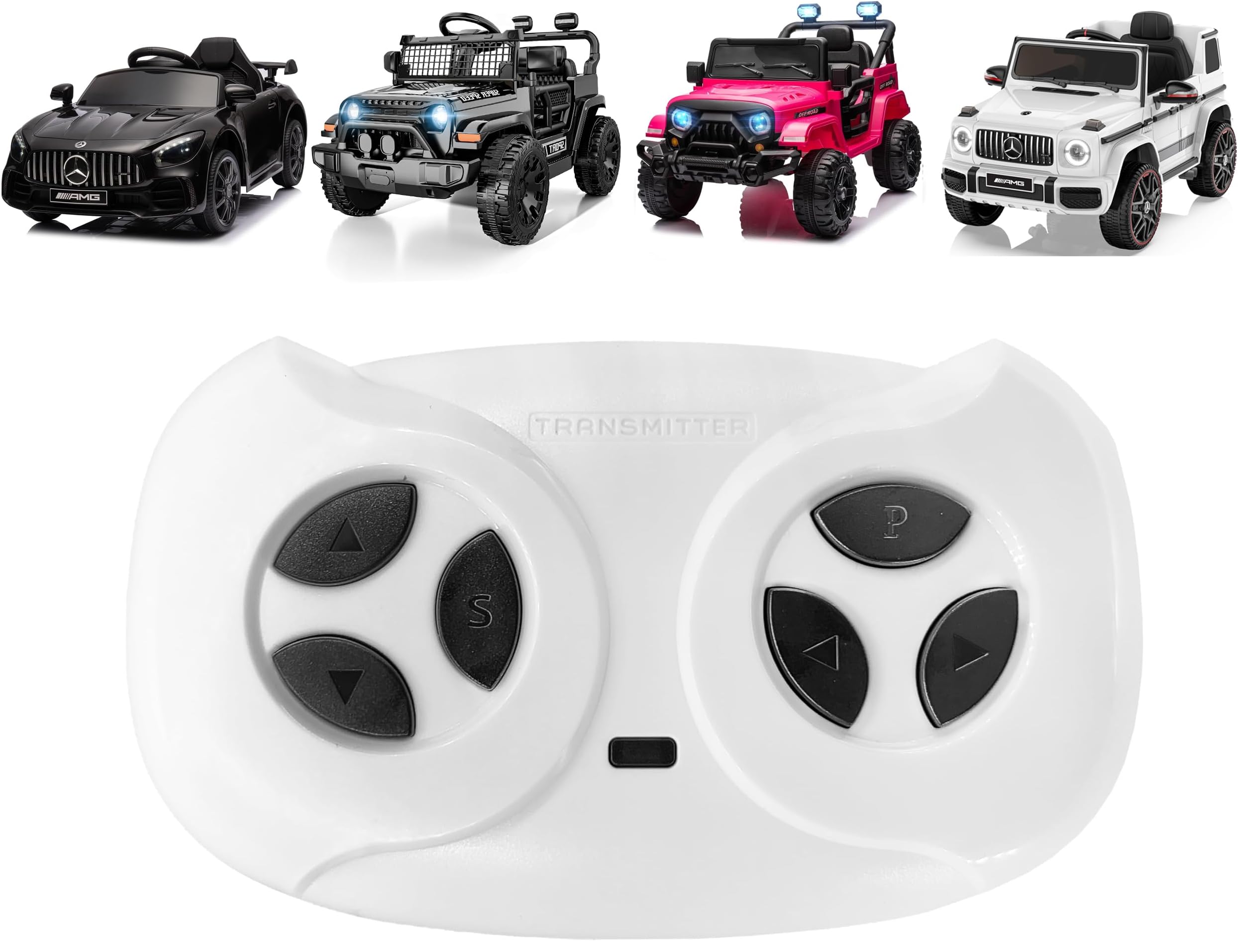 JR1602FCC 2.4Ghz Bluetooth Remote Control for Power Wheels,Remote Transmitter Control Box Kit for Kids Ride On Toys Car Turck SUV ATV Replacement Parts