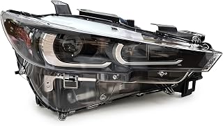 Right Passenger Side LED Headlight Assembly KPF1-51-031D KPF1-51-031 KPF1-51-031A KPF1-51-031B KPF1-51-031C LED Headlamp Assembly Without AFS Without DRL 1 Pack