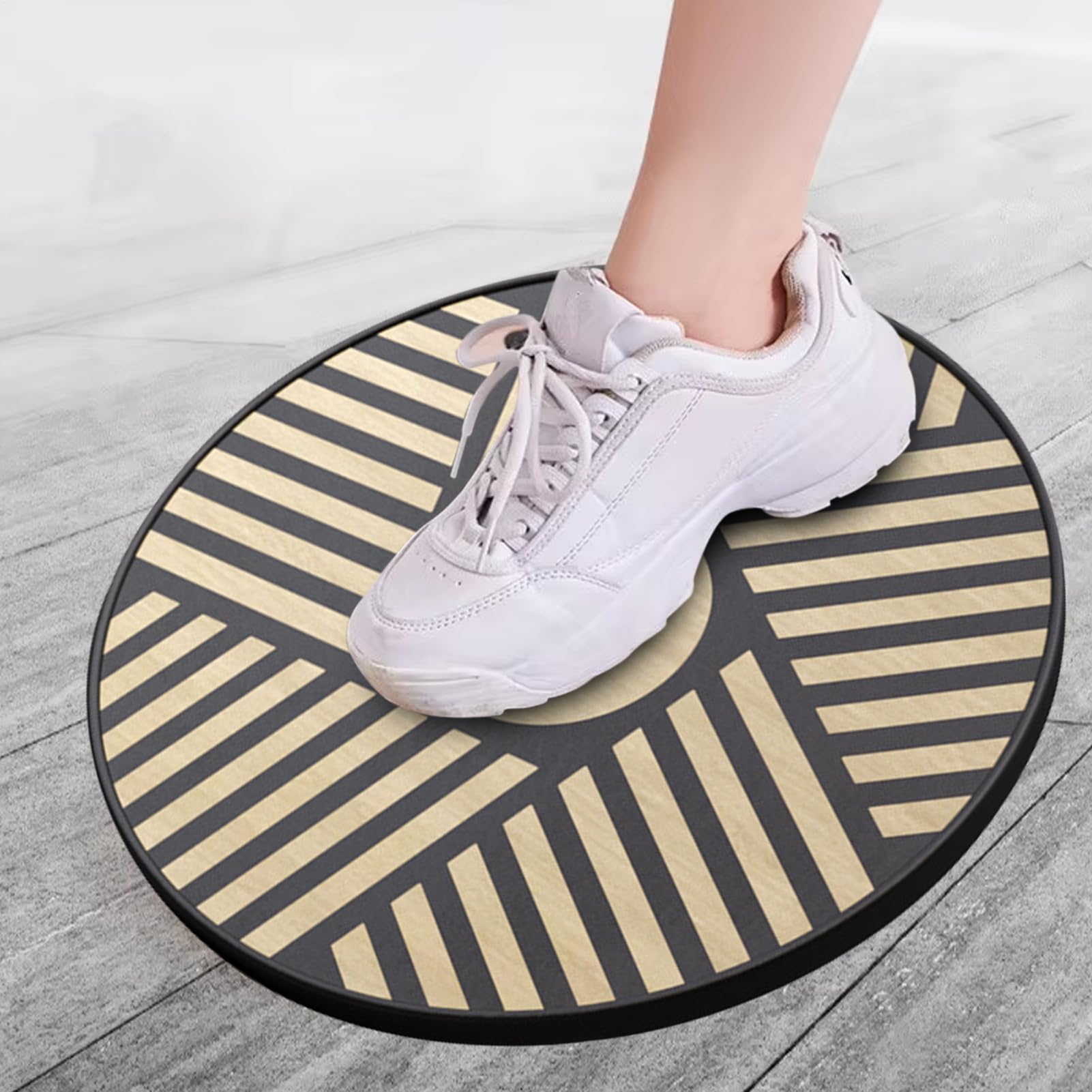 Tabla de entrenamiento de equilibrio, tabla de madera para entrenamiento físico y equilibrio - Bandeja de entrenamiento antideslizante para deportes adultos y mayores
