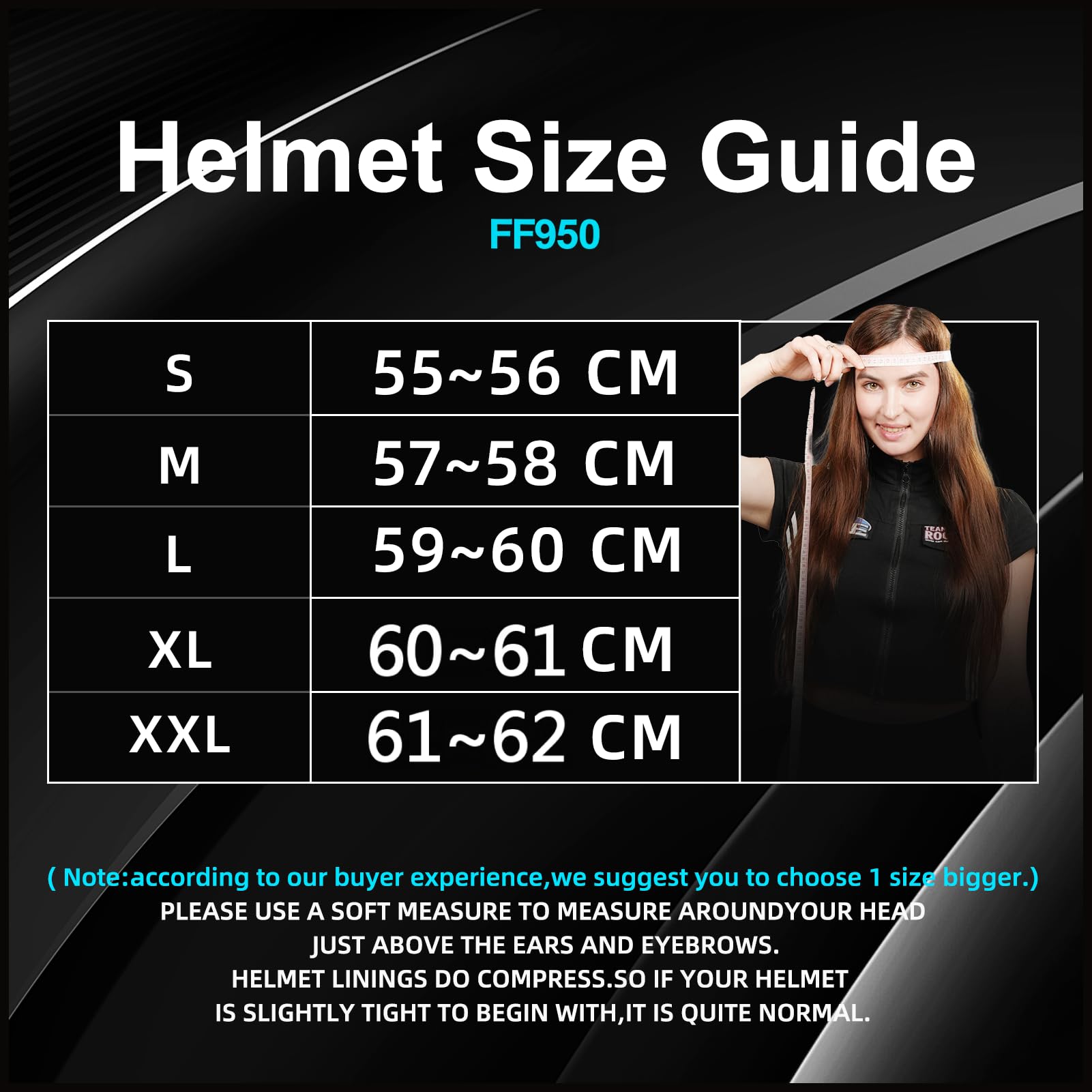 Casque Moto Modulable 950, Double Visière UV, Homologué ECE 22.06, pour Homme et Femme, Taille S-XXL