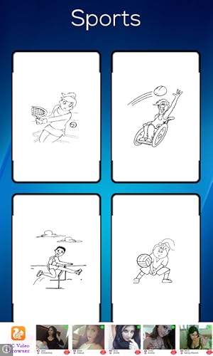 Sports Coloring Book