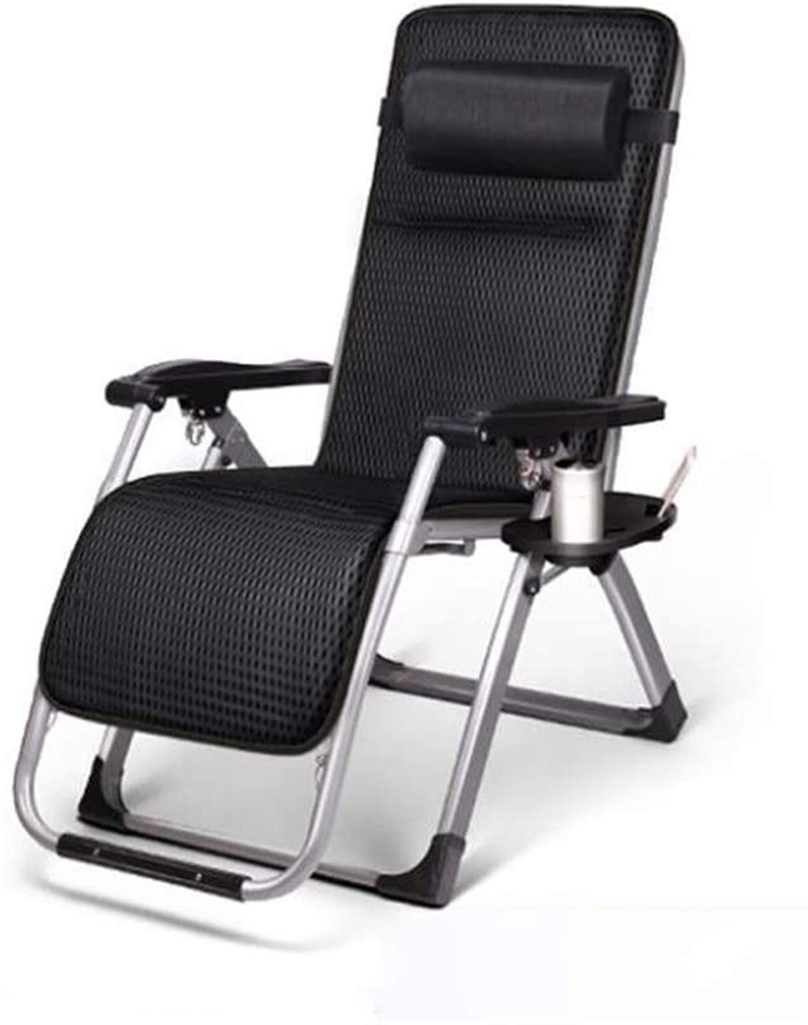 Chaise longue de jardin inclinable à gravité zéro pour un soulagement dorsal optimal